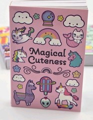 Brand New Set Of 4 Fashion Angels Super Cute Mini Sticker Book Library 200+