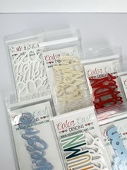 Color Cast Acrylic Scrapbook Embellishments Lot Scrapbooking Journaling Art