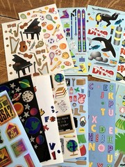 Stickopotamus Sticker 6-Ring Binder Album With 24 Stickers Pages