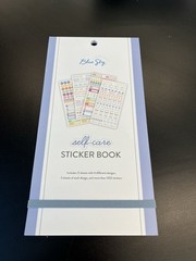 Blue Sky Self-Care Sticker Book, for planners. 12 sheets 1250 stickers. New.