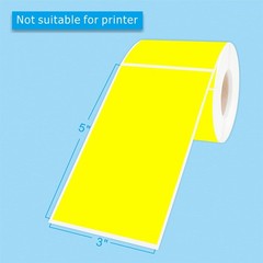 PARLAIM 3 x 5 inch Rectangle Sticker Labels, 250PCS Adhesive Color Coding Sti…