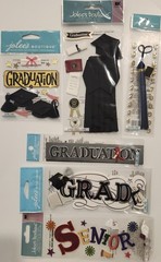 JOLEE’S BOUTIQUE Lot Of 6 packs Scrapbooking Stickers GRADUATION