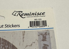 Milestones Reminisce Self-Adhesive Die Cut Stickers 30 Birthday Party MS103 NEW
