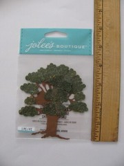 Jolee’s Boutique Embellishments SUMMER TREE 1 Piece NIP