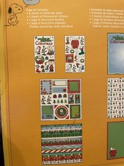 Peanuts EK Success Christmas Holiday Page Kit 8.5″x8.5″ 94 pieces