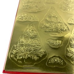Hallmark Vintage Gold Foil Gift Seals Four Sheets 11 Stickers Ea.