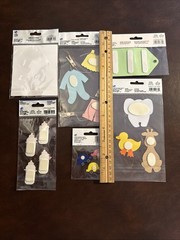 Set Of 6 Scrapbooking Embellishments Baby/child