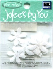 White Passionflower, flowers scrapbook 3D embellishment Jolee’s by You JJAA129