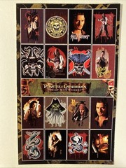 Pirates of the Caribbean Sticker Sheet Scrapbook Planner Craft Stickers