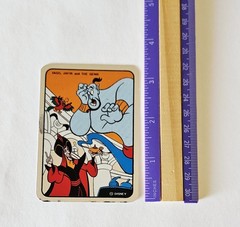 Vtg Disney’s Aladdin Stickers HTF Vending Shiny Complete Set LOT Jasmine Jafir
