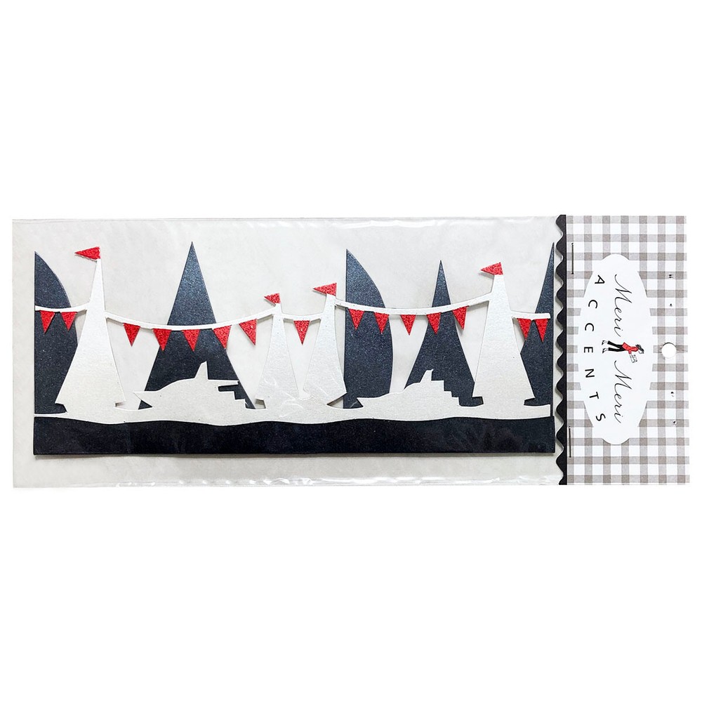 Meri Meri Sailboat Sticker Large Dimensional Embellishment Regatta Nautical
