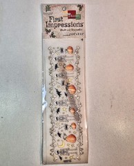 Provo Craft Home Accents «First Impressions» Halloween rub-on transfer sheet NIP