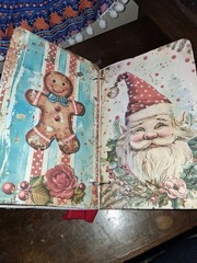 Shabby Christmas Junk Journal Scrapbook Usa Seller