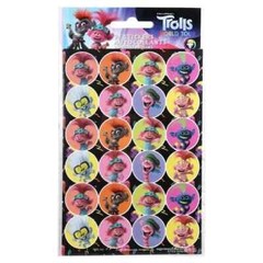 Trolls World Tour Stickers 4 Pack Bundle Autocollants, Standard, And Holographic
