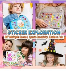3200+ Stickers for Kids, 3D Puffy Stickers, 64 Different Sheets, Cute Animals…