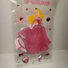 Disney Princess Stickers Sheet Aurora NEW 3D Collage EK Success Sleeping Beauty