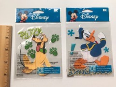 Disney Scrapbook Stickers Lot Mickey Minnie Pluto Goofy Donald Duck