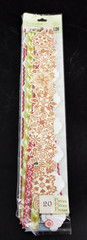 K & Company Mixed Lot of 5 Christmas Embellishments, Paper, & Borders NEW 2012