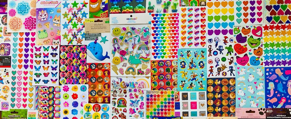 1099 STICKERs Sandylion Hallmark Crafters Corner American Greetings LAKESHORE