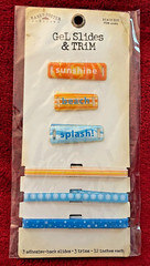 Karen Foster Design Gel Slides & Trim; 5 Packages; New Unopened; Original Owner