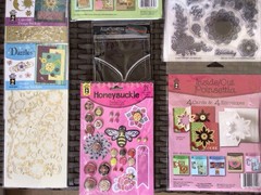 HOT OFF THE PRESS LOT-Stamps-Dazzles-Pockets-Brads-Folder~NEW