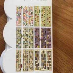 ARTS & CRAFTS SCRAPBOOKING fun Pop culture stickers letters farm animals few NWT