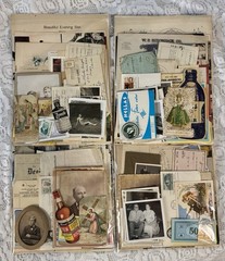 50+ Piece Junk Journal Supply Random Ephemera Lot Mystery Vintage/ Modern Mix