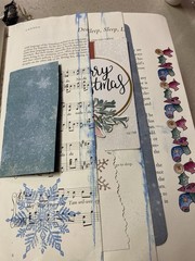 Large Christmas Altered Book Junk Journal