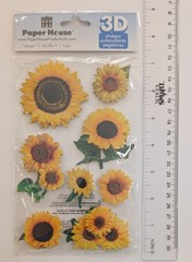 Sunflowers Scrapbooking Stickers By Paper House