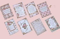 Vintage Style Victorian Bible Verse Cards Inspirational Faith Crafts