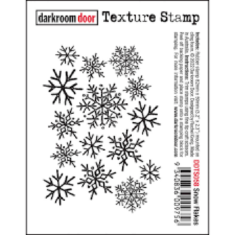 Darkroom Door – Rubber Stamp – SNOWFLAKES
