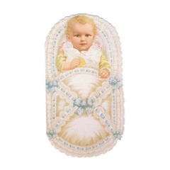 MICHEL & CO Small Greeting Card (New Baby × Bed)