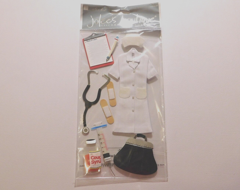 Jolee’s Boutique Brand New Package Nurse Dimentionsal Stickers #1
