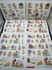 Lot 100s Vintage SCHOLASTIC Happy Easter Stickers NEW 1980s Bunnies, Chicks