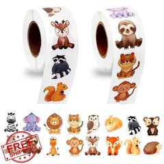 EIVOUR Forest Animal Stickers 1000pc
