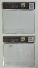 Chalkboard Sticker Labels Lot 7 Packs Black Assorted Shapes 144 Stickers Total