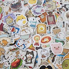 200PCS Cute Kawaii Stickers – Assorted – Grab Bag – Scrapbooking – Planner