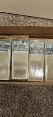 BULK LOT 288 Crafters Closet Self Stick Gem Sheets Silver Rhinestone Craft Stick