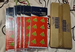 Party Occasion CHRISTMAS TREE Stickers (12 packs Each Box)