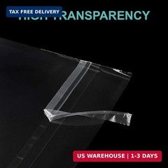 Acid-Free Picture Sleeves, 100 Pack Crystal Clear Storage Bags for 12×18 Art Pri