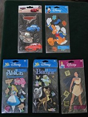 LOT OF 17 Vintage Disney Muppets Sesame Street 3D Dimensional Stickers EK