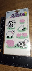 Vintage Stickers CTP city Slicker Farmyard Friends Cow Sheep Pigs1 Pkg,code20-1
