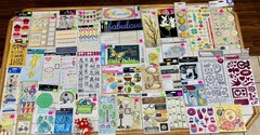 HUGE LOT of 66 MISCELLANEOUS Scrapbooking Stickers! Jolee’s Boutique, La Petites