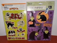 8 Packs Halloween Stickers Stickety-Doo-Da, Studio G, K&Company (127 Stickers)