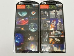 4 Discovery Channel Science Sticker Sheets Space Exploration Shuttle Planets NEW