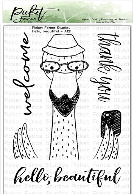 Picket Fence ACRYLIC STAMPS HELLO BEAUTIFUL