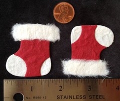 25 Stockings stocking Boots Handmade Mulberry Paper St Nick fireplace Christmas