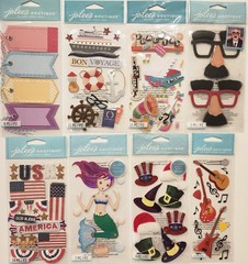 Lot of 31 all JOLEE’S BOUTIQUE Dimensional Scrapbooking Stickers Mix