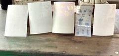 Mixed Lot of 5 Vintage Cartoon Sticker Sheets Simpsons Rugrats Betty Boop