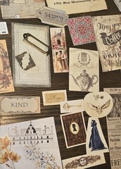 Storyteller Junk Journal Kit Paper Stickers Tags Book Books Stories Reading Read